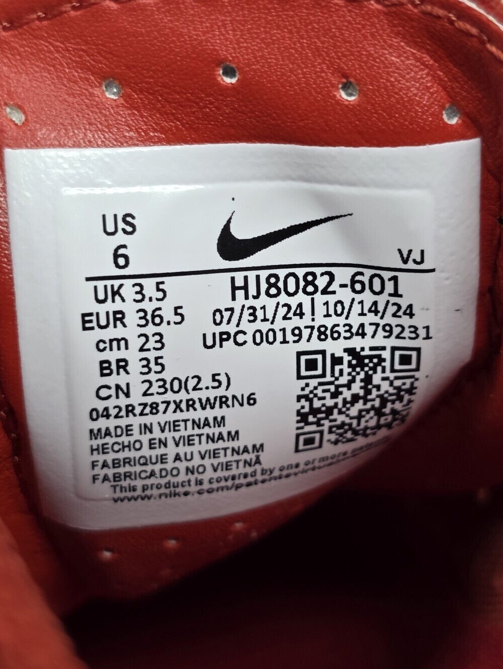 Nike Air Superfly Mystic Red Running Sneakers Women's Size 6 HJ8082-601 New - Picture 4 of 9